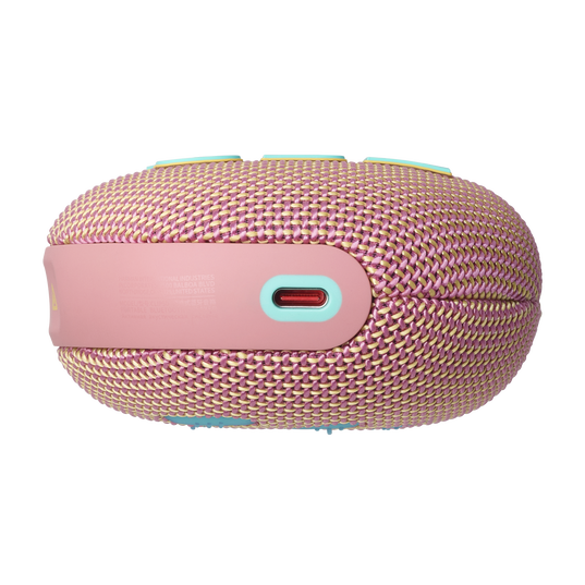 JBL Clip 5 - Pink - Ultra-portable waterproof speaker - Bottom